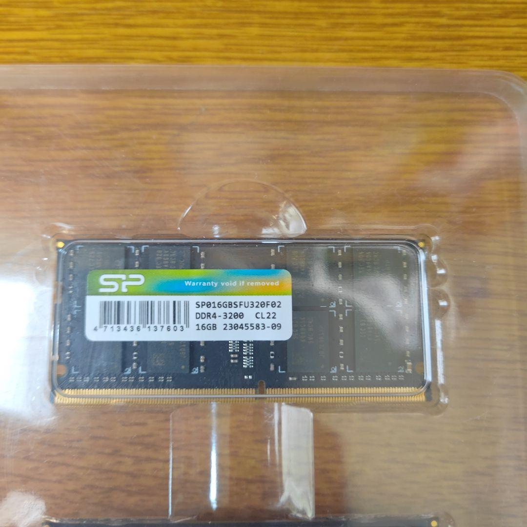 SP DDR4 32GB 3200MHz CL22 メモリ
