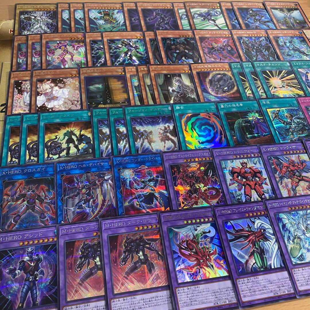 本格構築 HERO デッキ 高レアリティ シークレット フレイムウィングマン