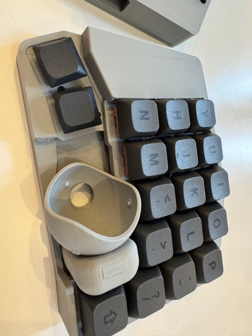 【新品】keyball39 互換品　グレー　刻印ありキーキャップ　動作確認済