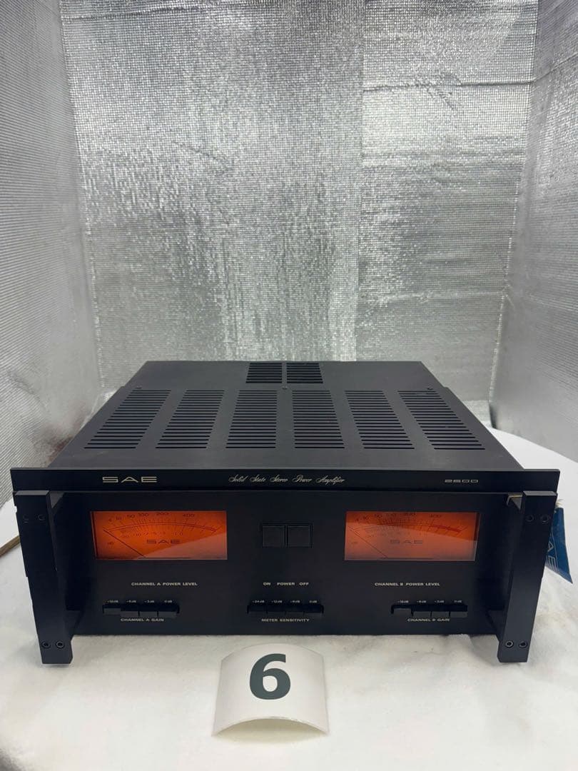 SAE 2600 パワーアンプ 通電確認済み