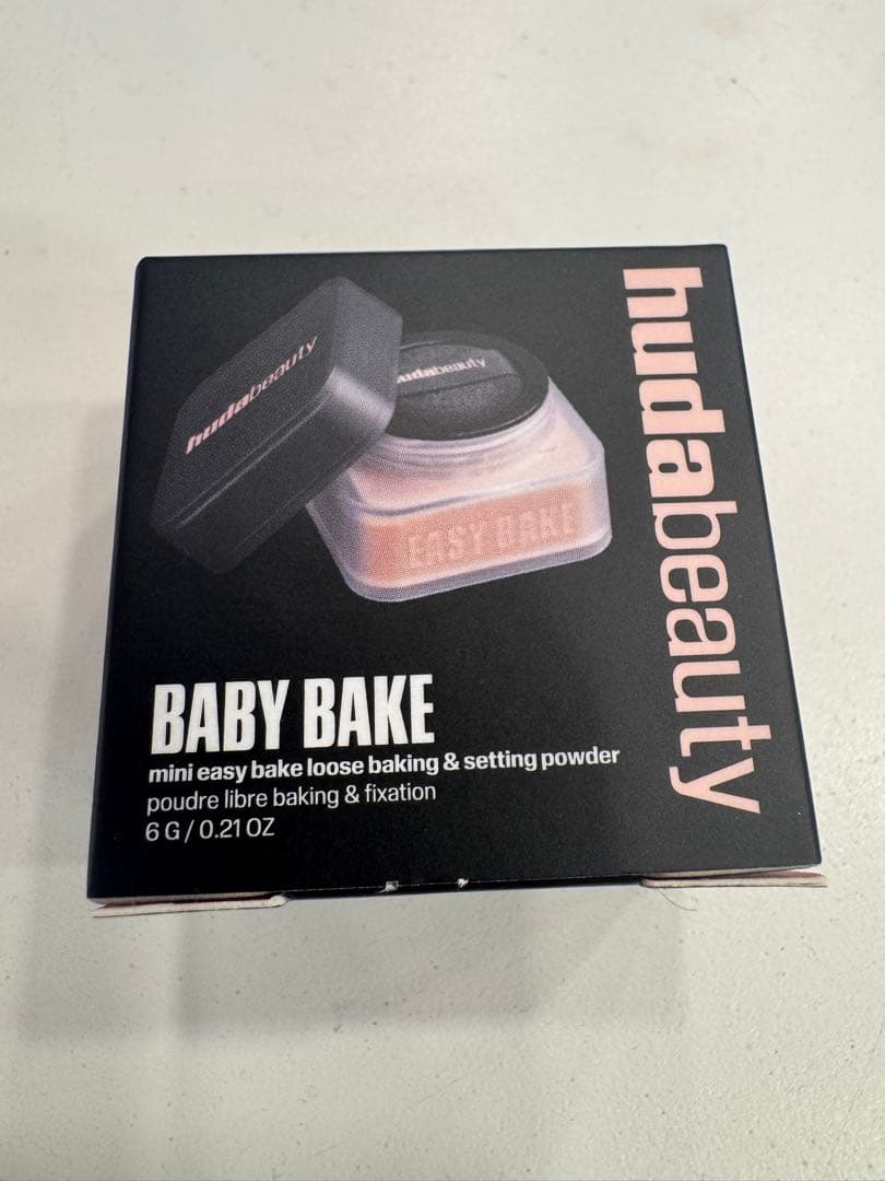HUDA BEAUTY BABY BAKE ルースパウダー、Peach Pie