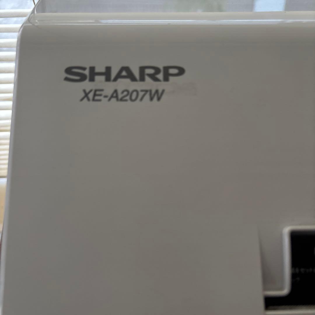 シャープ電子レジスタ　XE-A207 説明書付き　最近まで使用してました