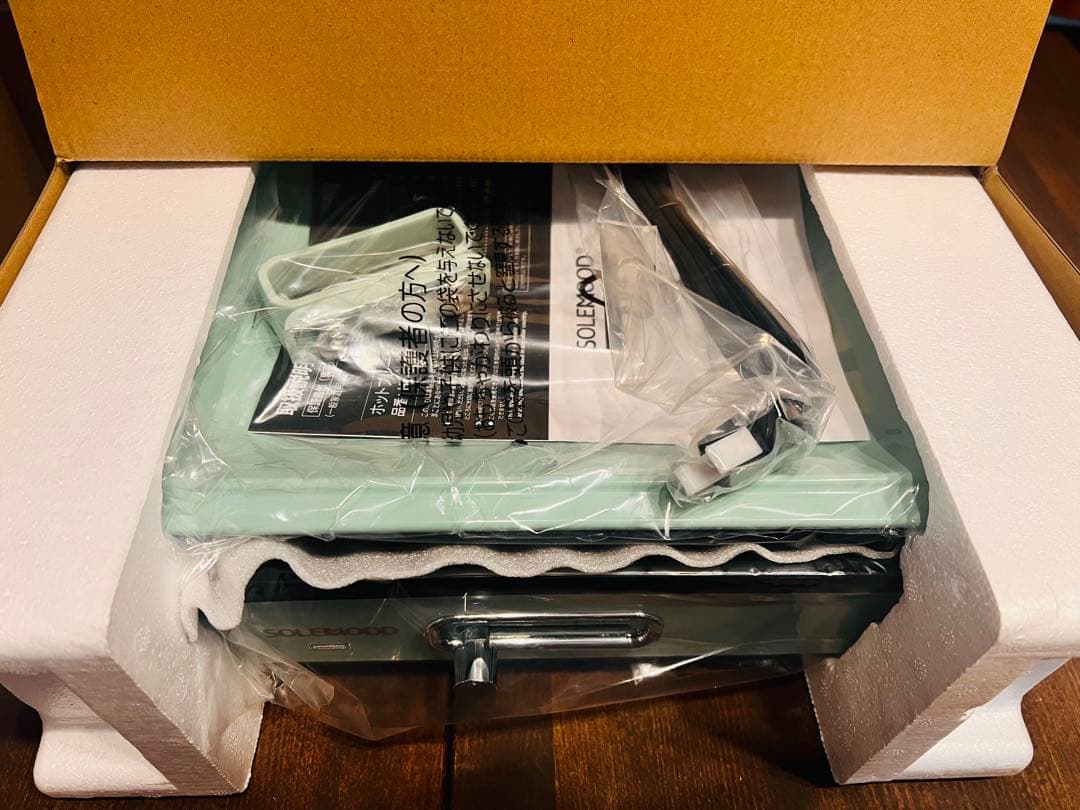 SOLEMOOD ホットプレート グリーン　可愛い　オシャレ
