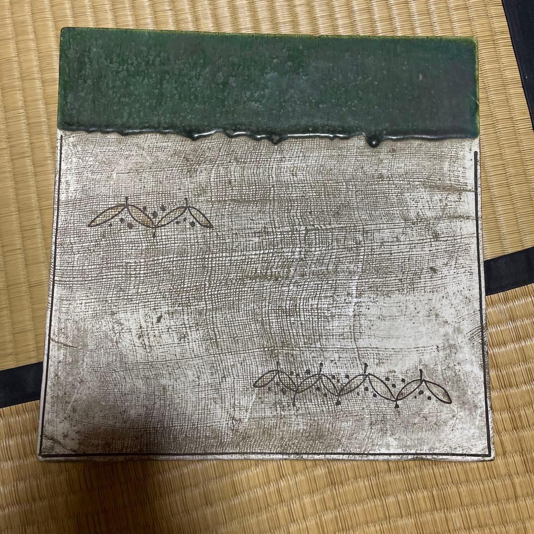 茶器/茶道具　風炉用敷　板陶板　敷瓦