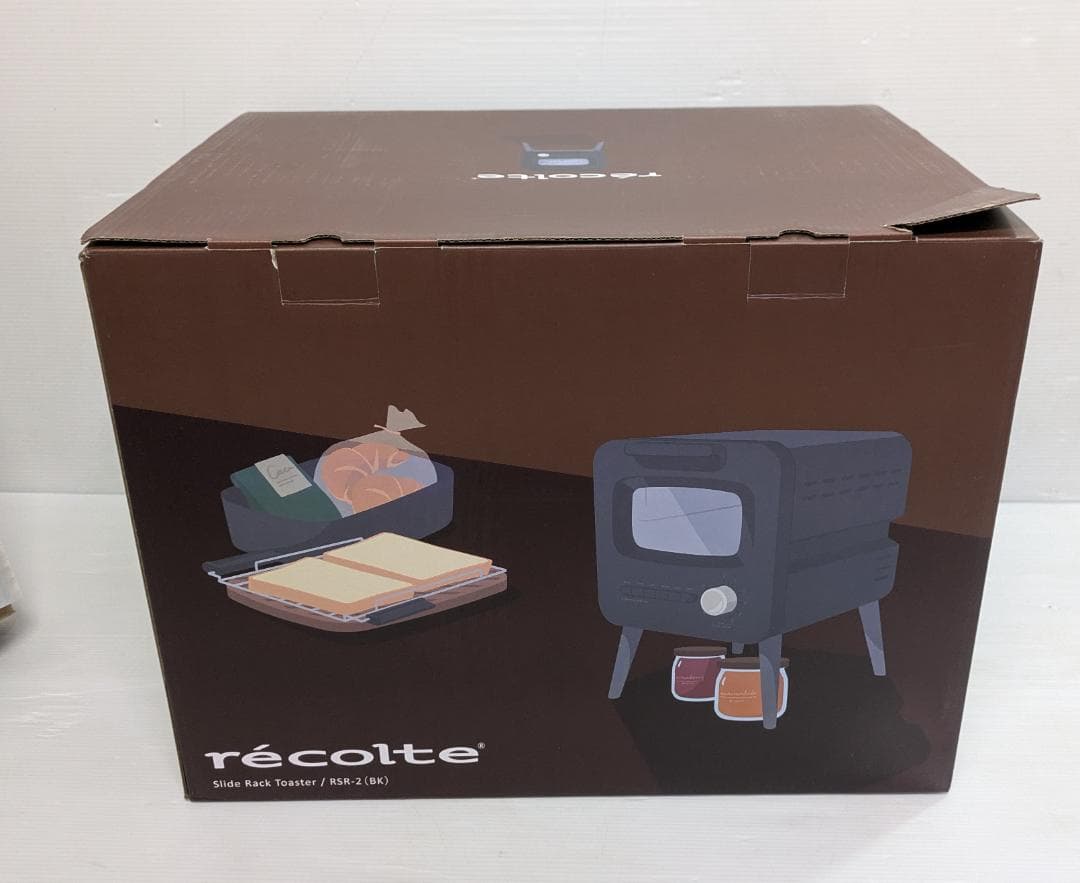 rècolte レコルト スライドラックトースター RSR-2 ブラック ②
