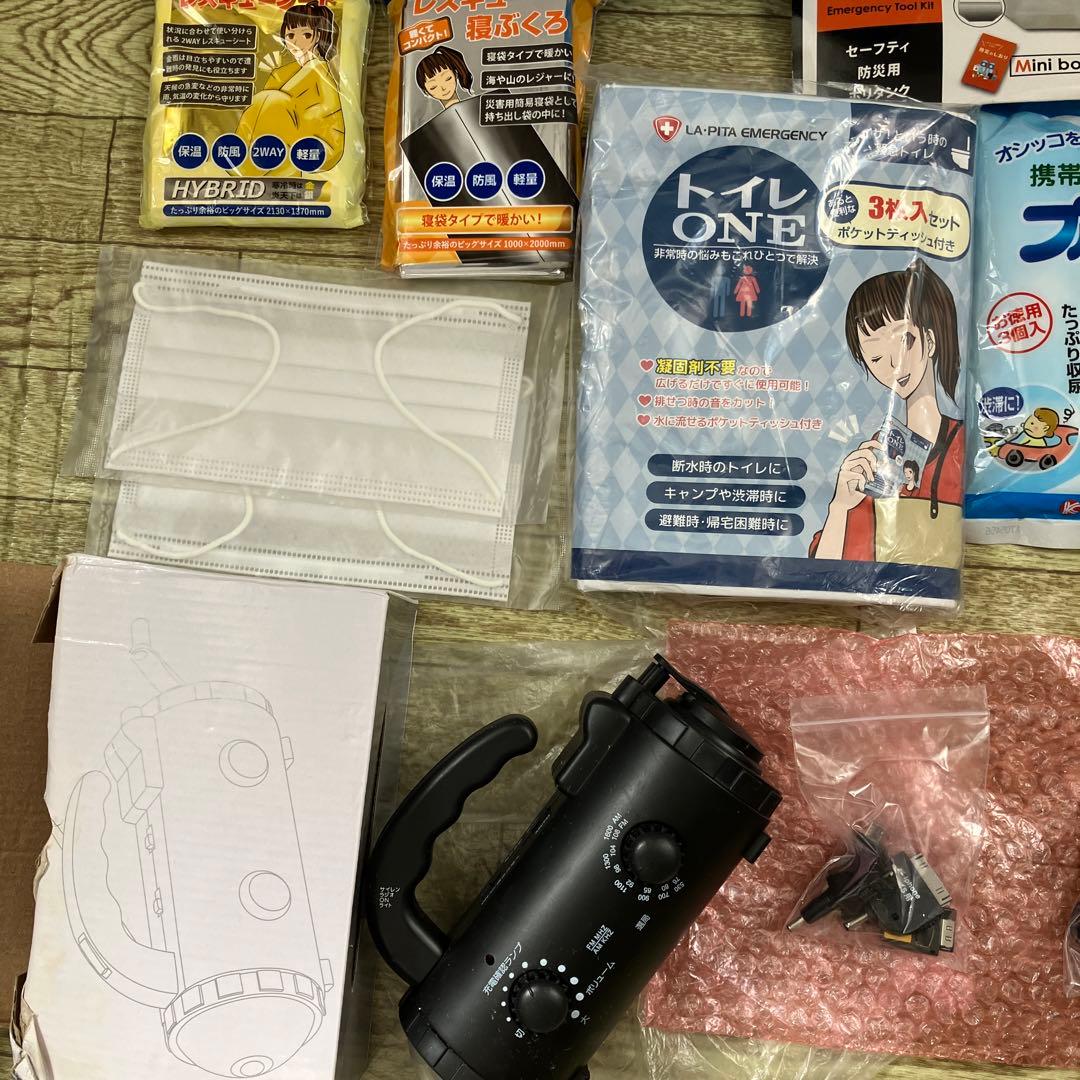 SHELTER 防災セット　大容量軽量　避難リュック　災害時用　避難グッズ