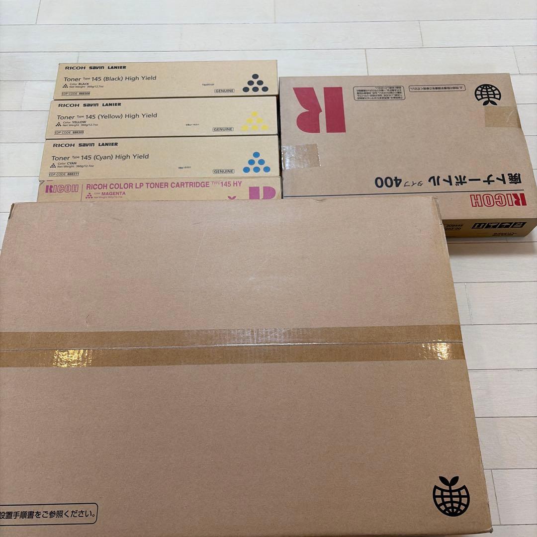 RICOH タイプ400 感光体カラー　トナー4色セット　純正品