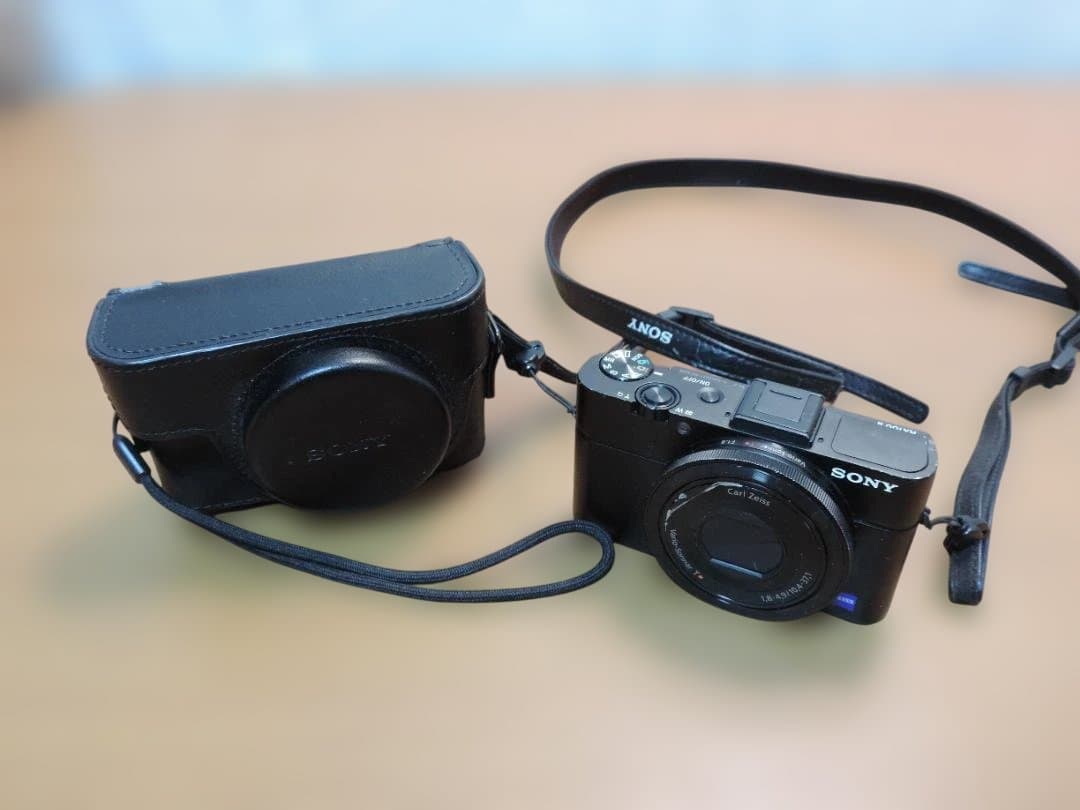 ソニー　デジカメ　RX100MⅡ　動作品　本体/バッテリー/SD　383K☆