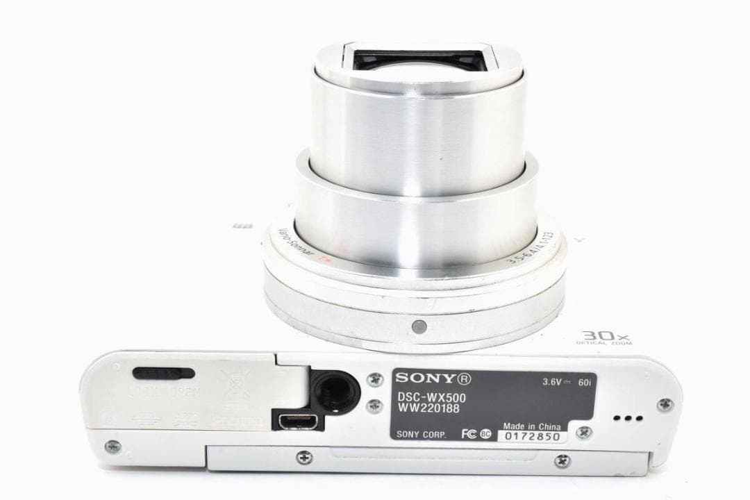 美品　SONY Cyber-shot DSC-WX500 ホワイト ＃A387