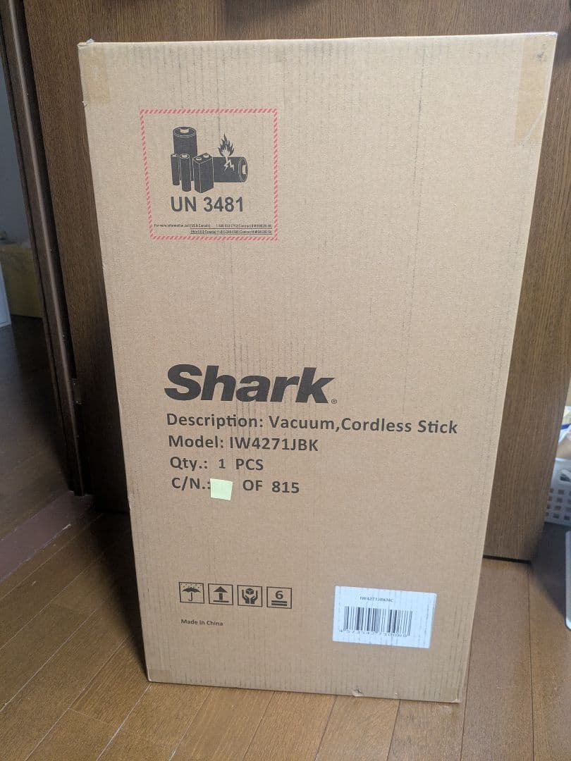 Shark シャーク 掃除機 スティック クリーナー IW4271JBKNC