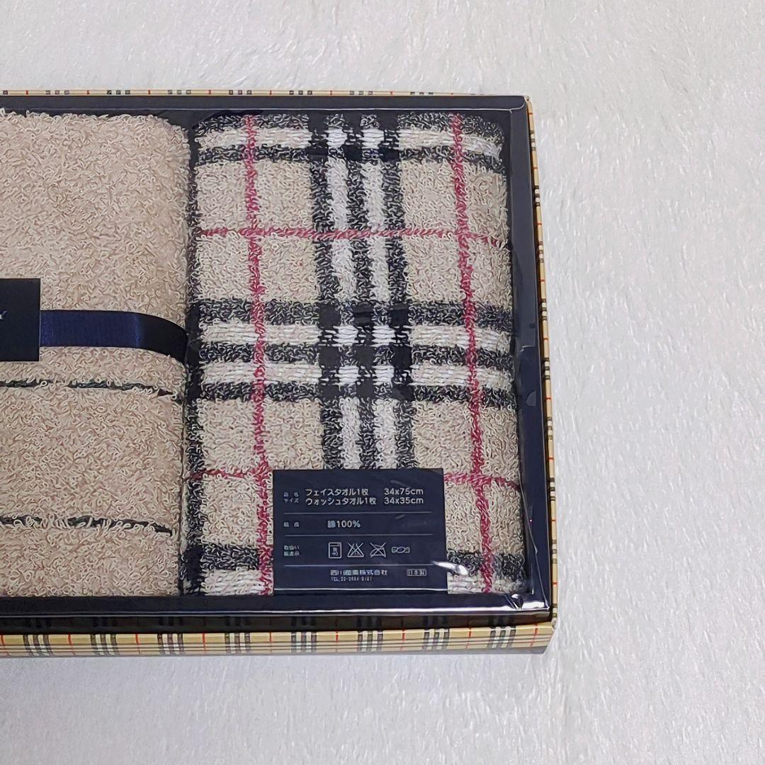 新品✨️BURBERRY★フェイスタオル★ウォッシュタオル★タオルセット