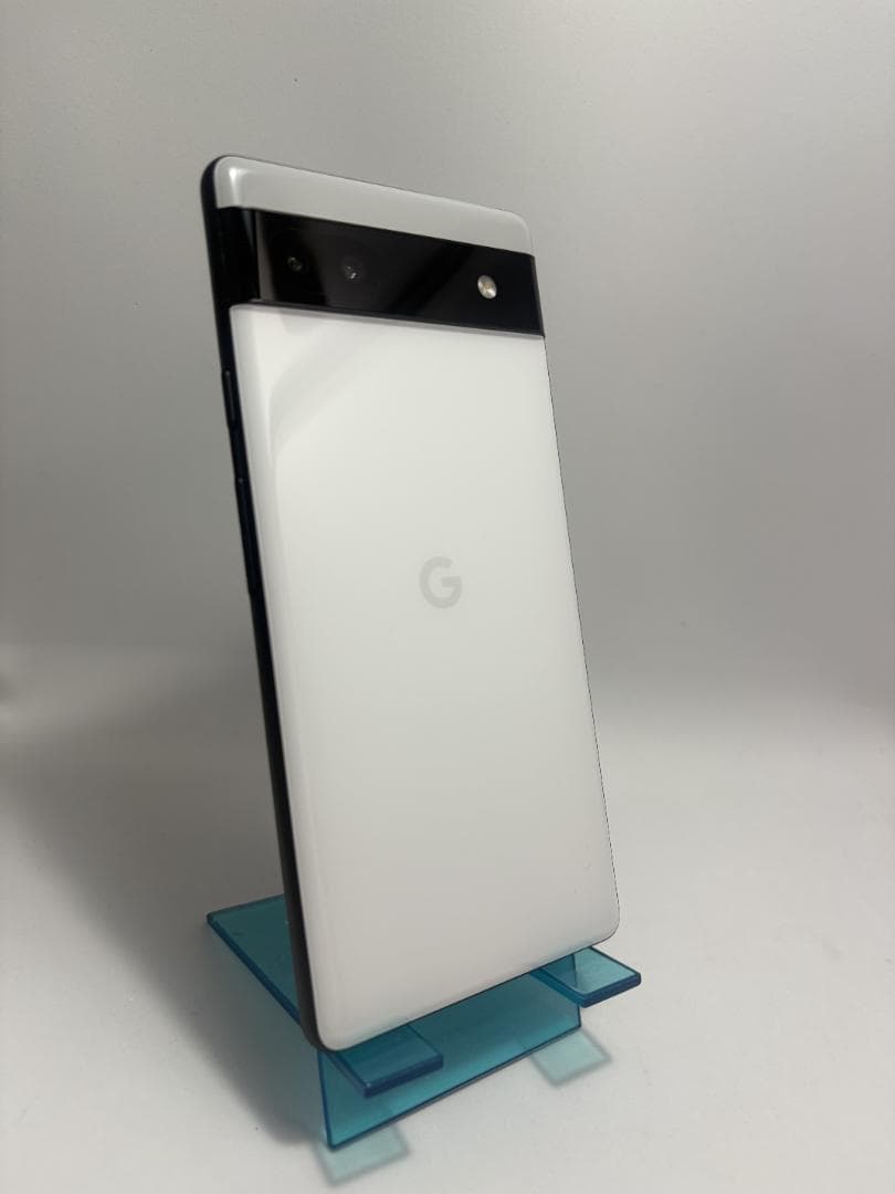 【美品】Google Pixel 6a Chalk 128GB ガラスフィルム付