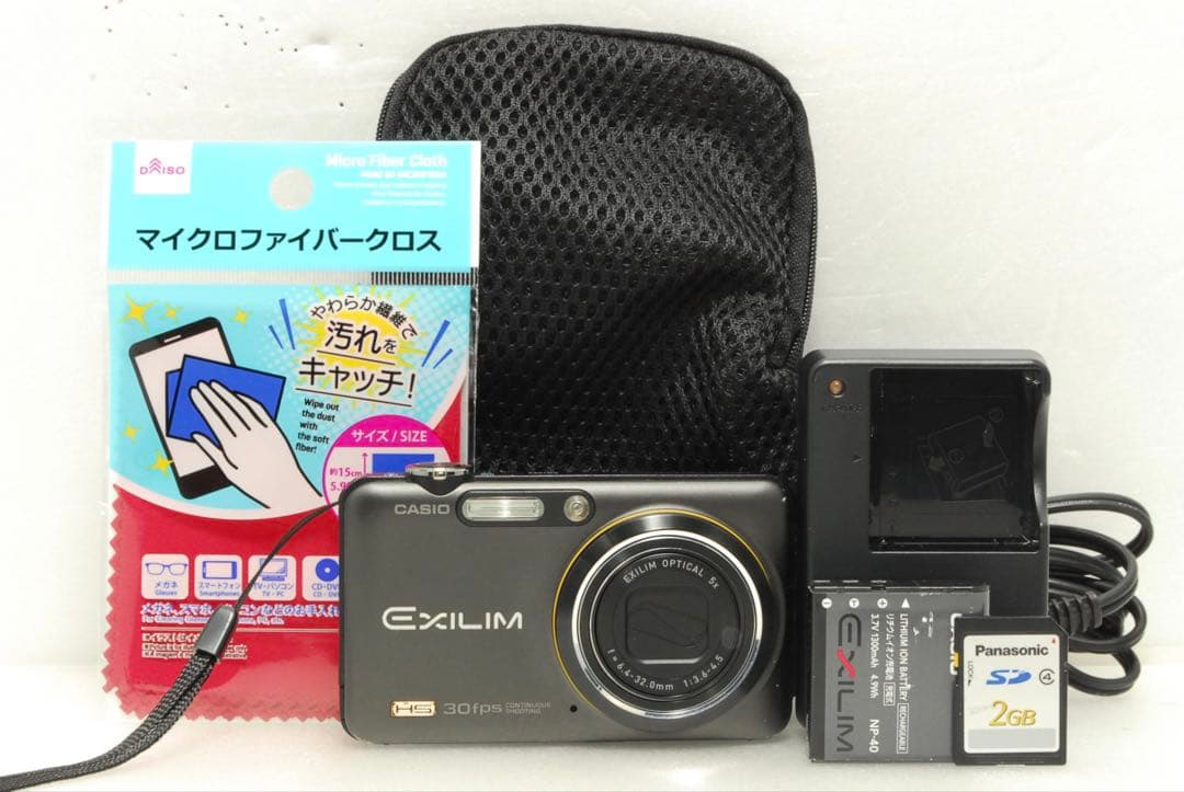 CASIO EXLIM EX-FC100 ❤️スマホ転送 動作確認済 ブラック