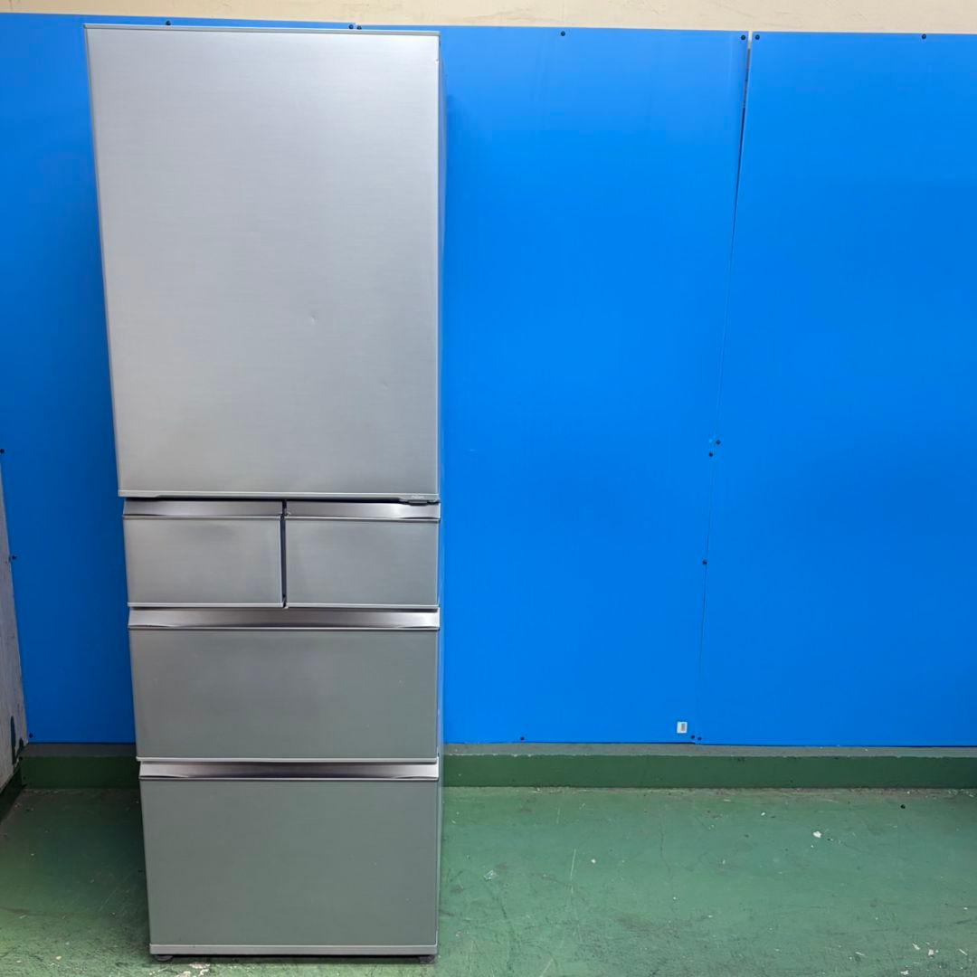 878 冷蔵庫 大型 ファミリー向け 400L強 自動製氷機付 右開き 極美品
