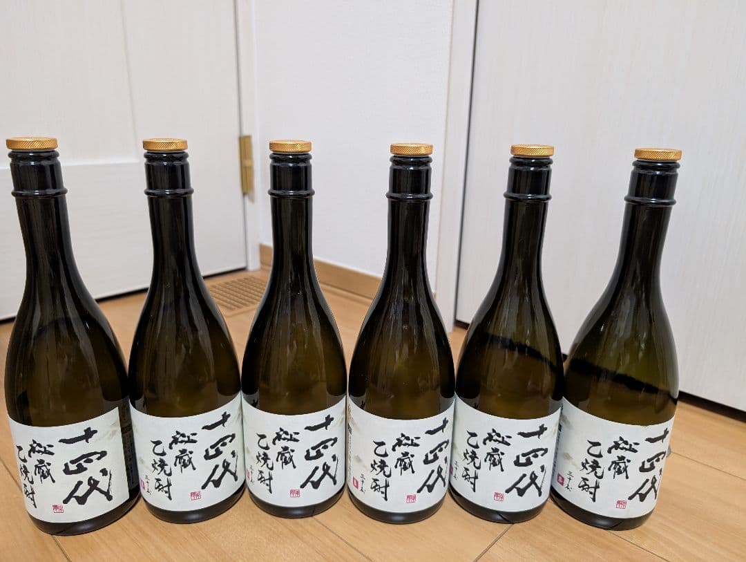 ワンワン『未洗浄』秘蔵乙焼酎十四代空瓶·空箱6本セット