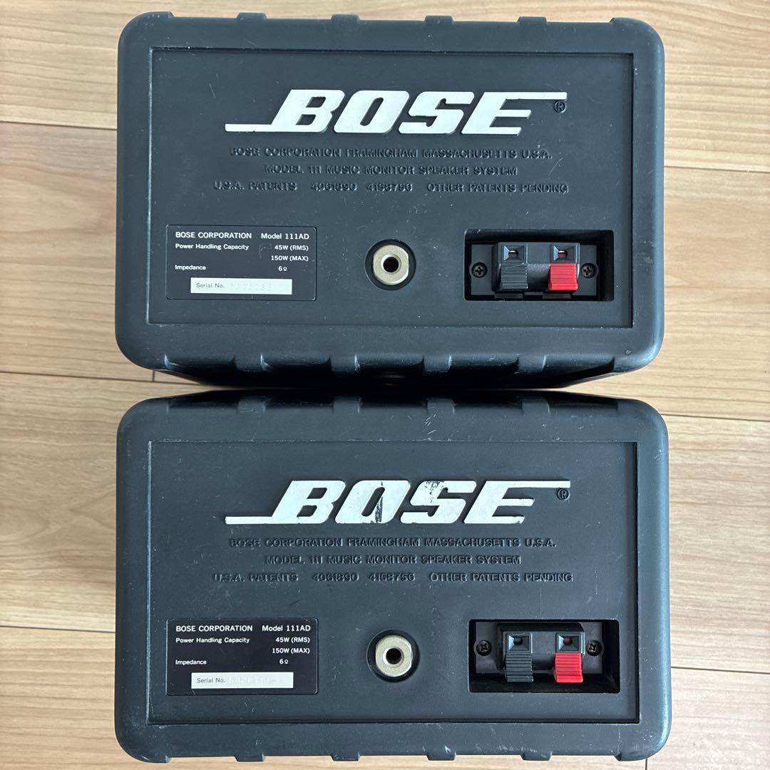 BOSEスピーカーセット 111AD【動作確認済】
