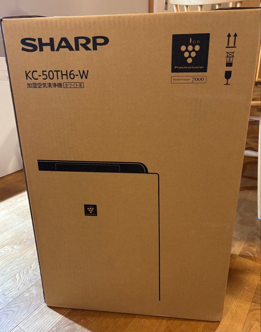 【新品】SHARP KC-50TH6-W 加湿空気清浄機