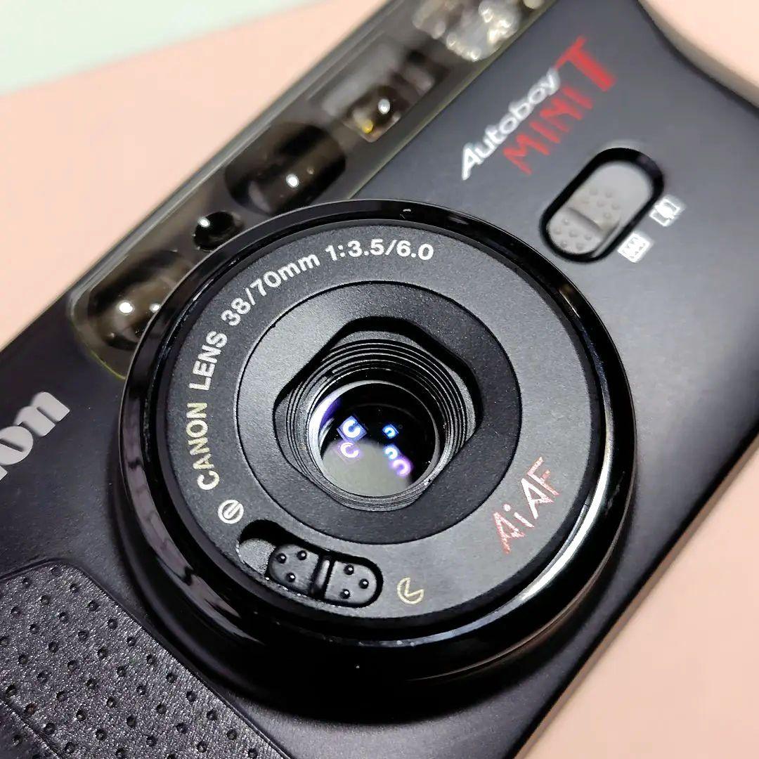美品　Canon Autoboy Mini T フィルムカメラ　ケース付き！