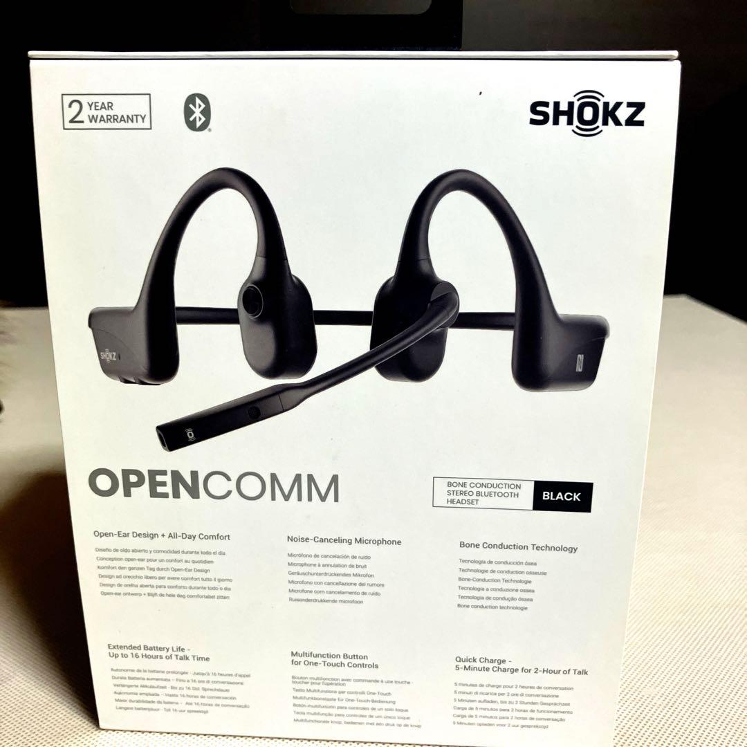 OPENCOMM 骨伝導ワイヤレスヘッドセット