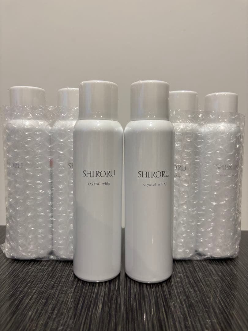 SHIRORU クリスタルホイップ 120g 洗顔料　6本セット