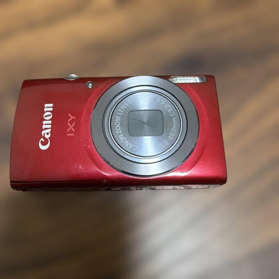 ✨️SDカード付✨️美品 canon IXY150 レッド デジタルカメラ 付属品付