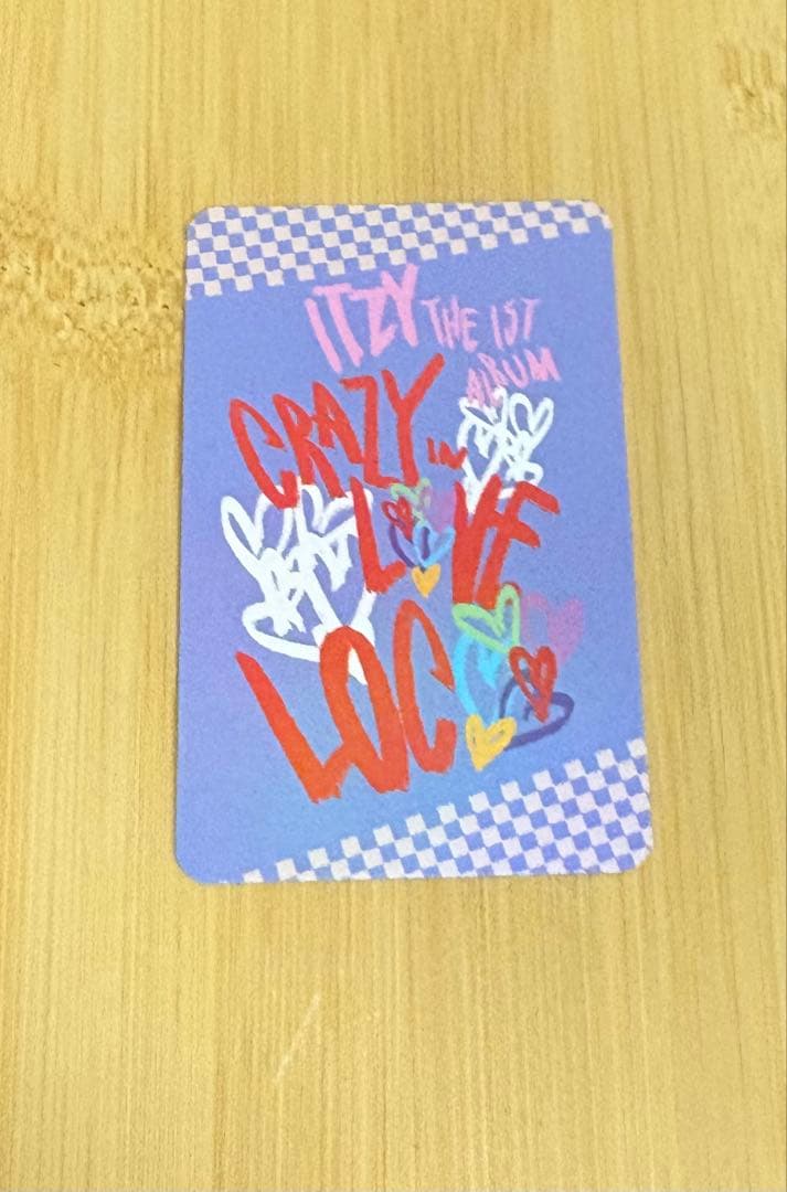ITZY 1st Album Crazy In Love トレカ イェジ 当選
