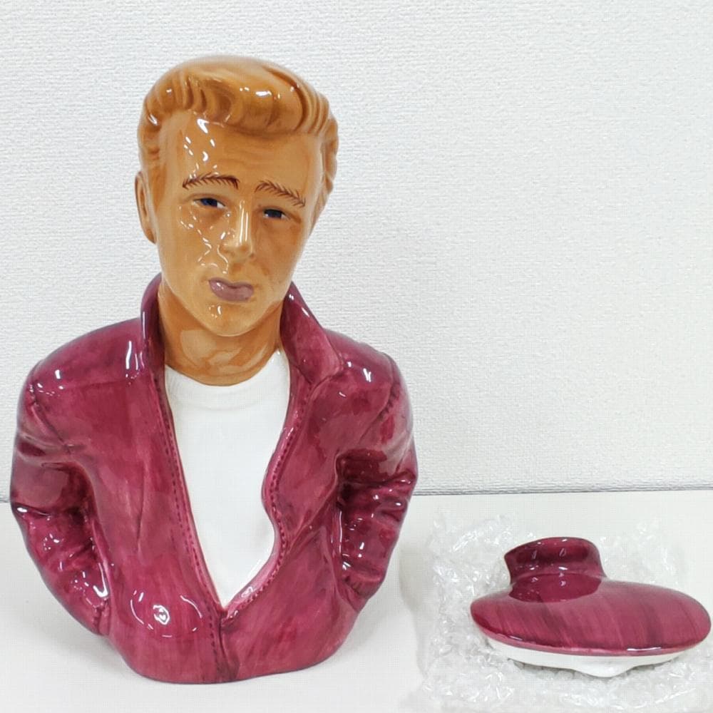 ジェームズ・ディーン　James Dean　陶器製小物入れ　CLAY ART