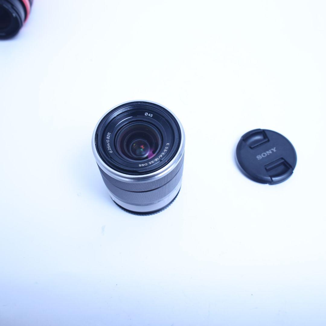 SONY NEX-3 ボディ　レンズ+単焦点レンズ　バッテリー充電器SDカード付
