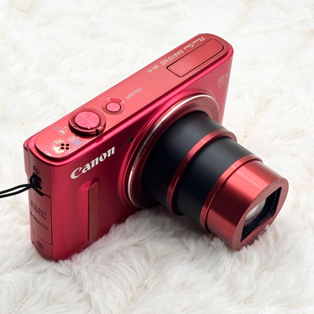 美品・動作良好✨ Canon PowerShot SX610 HS レッド