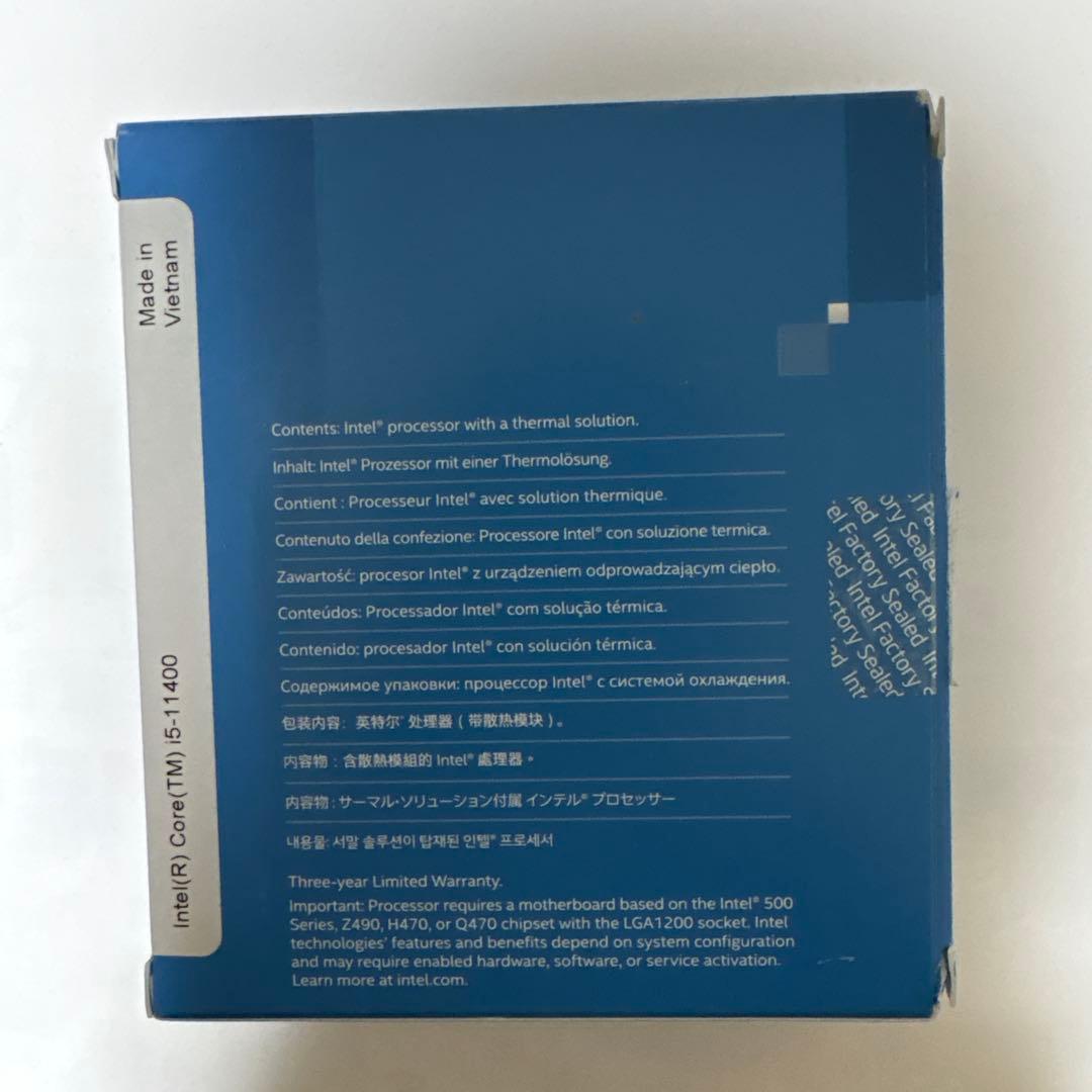 Intel Core i5-11400（第11世代）LGA1200