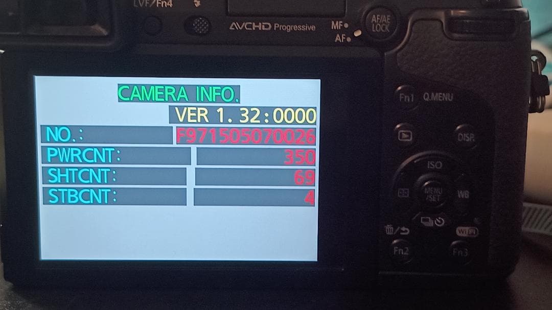 ショット数６９！【ほぼ未使用】Panasonic Lumix DMC-GX7