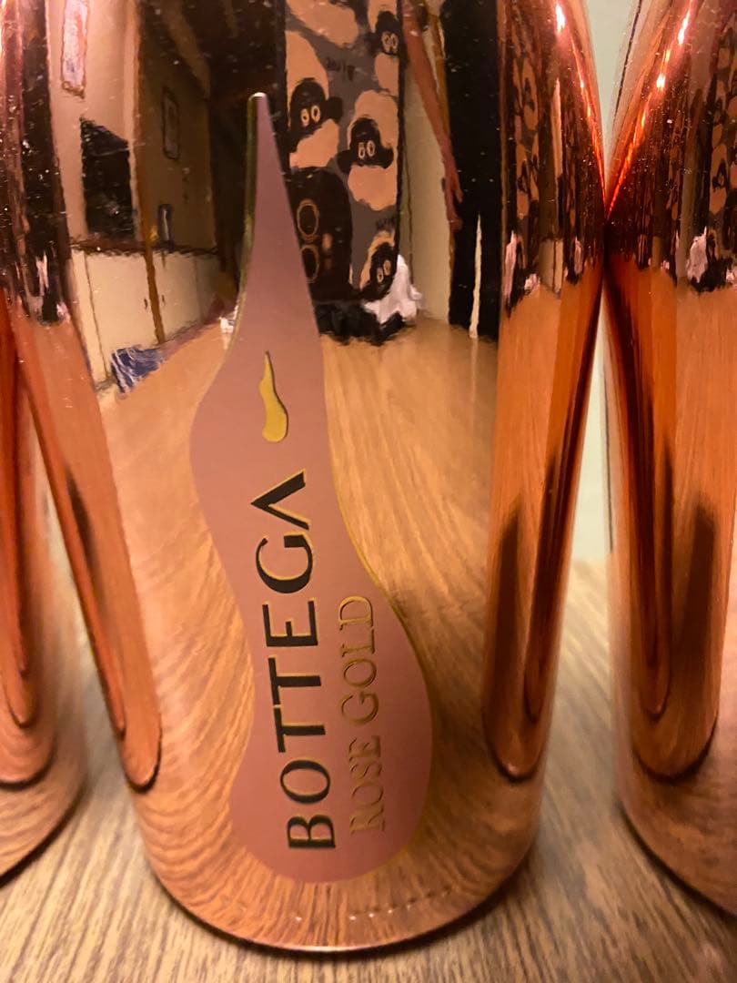 Bottega ロゼゴールド スパークリングワイン 750ml 4本セット