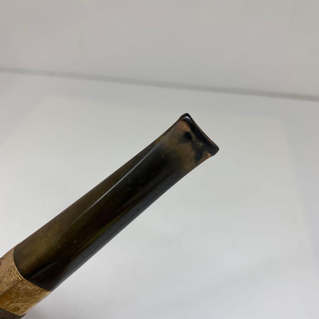 375（K9）刻印　金金具　水牛口　パイプ　57g 東さ7-0528☆1F