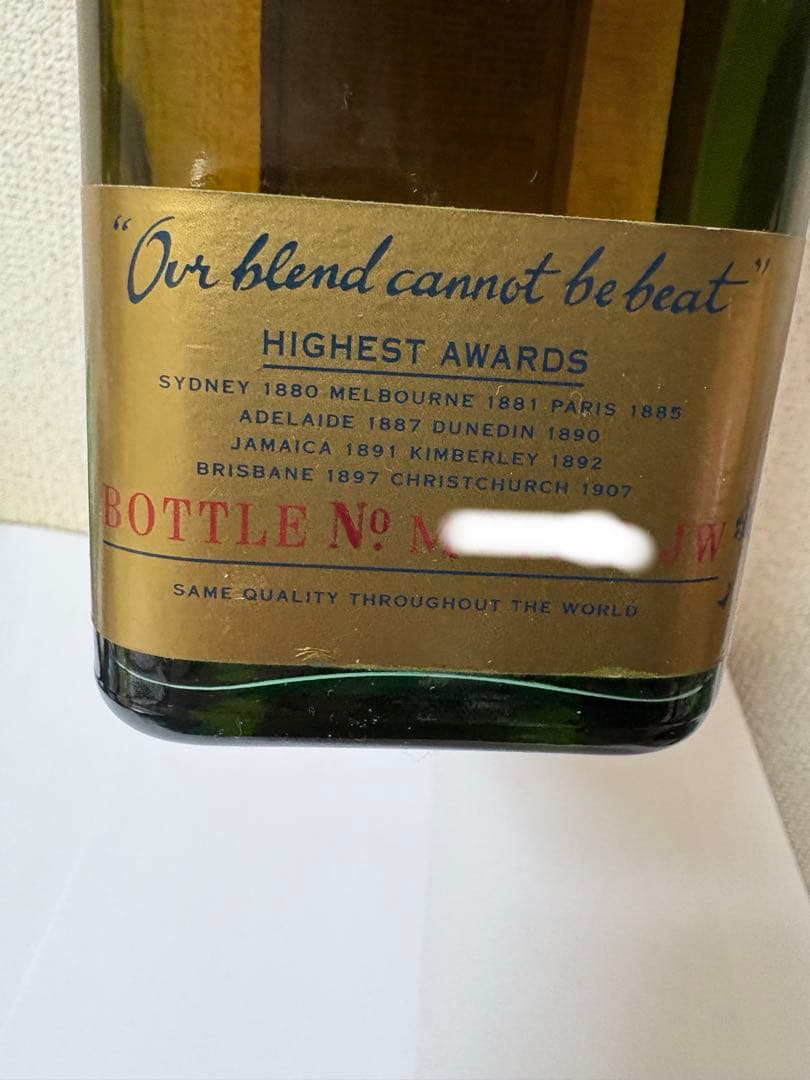 スコッチウイスキー　ジョニーウォーカー　ブルーラベル　750ml
