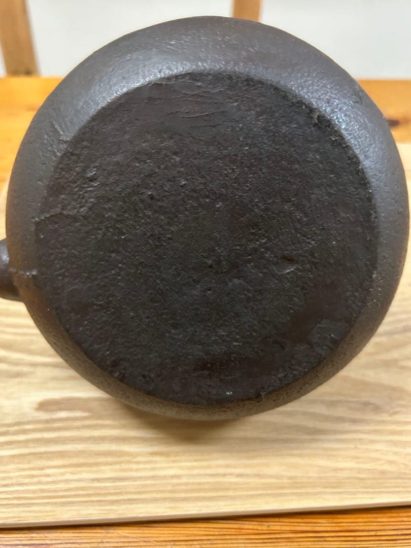 未使用　南部鉄器　佐秋鋳造所　伝統工芸士 佐藤守巨　鉄瓶　茶道具　2L 大サイズ