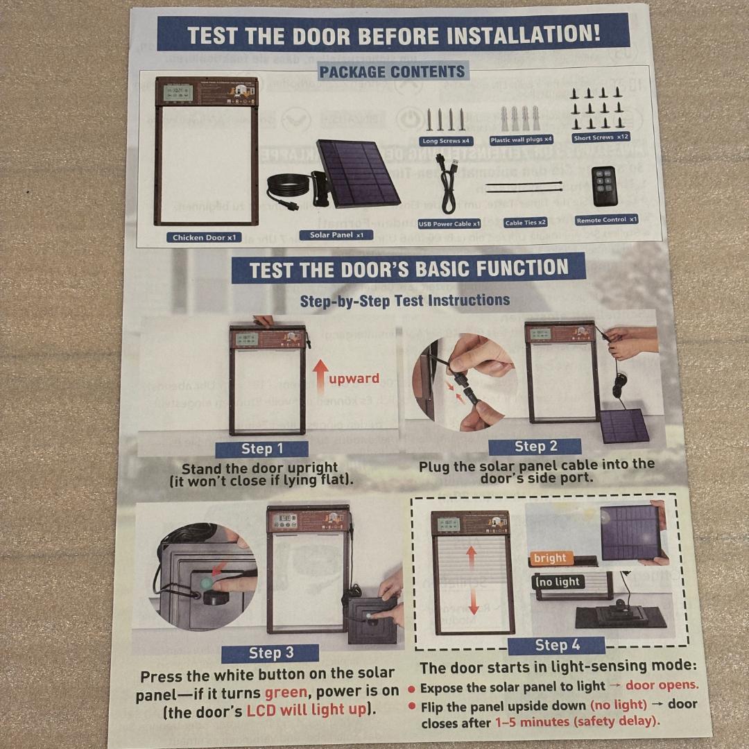 新品半額 定価21.999円 自動開閉ペットドア ソーラーパネル タイマー