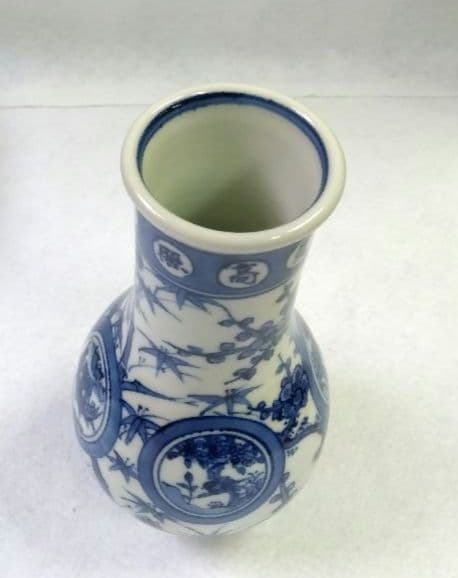茶道具 皆具 染付 丸紋 松竹梅 二代 叶松谷 京焼 清水焼 新品