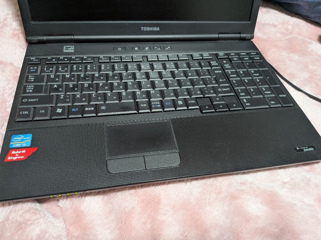 TOSHIBA ノートPC　CD、DVD再生