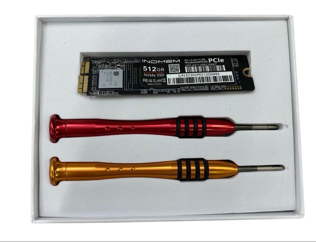【開封未使用】 INDMEM 512GB NVMe PCIe SSD Mac専用
