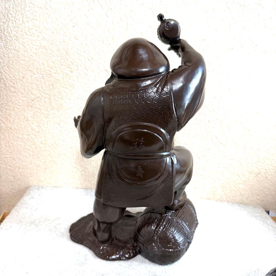 寅*様 昭和期ブロンズ製 大黒天像（縁起物・金運・開運）