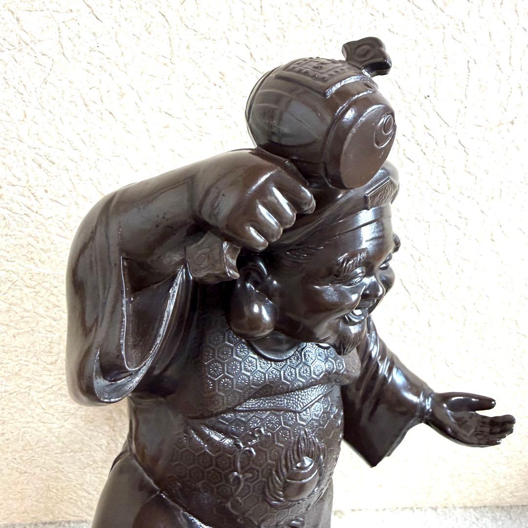 寅*様 昭和期ブロンズ製 大黒天像（縁起物・金運・開運）