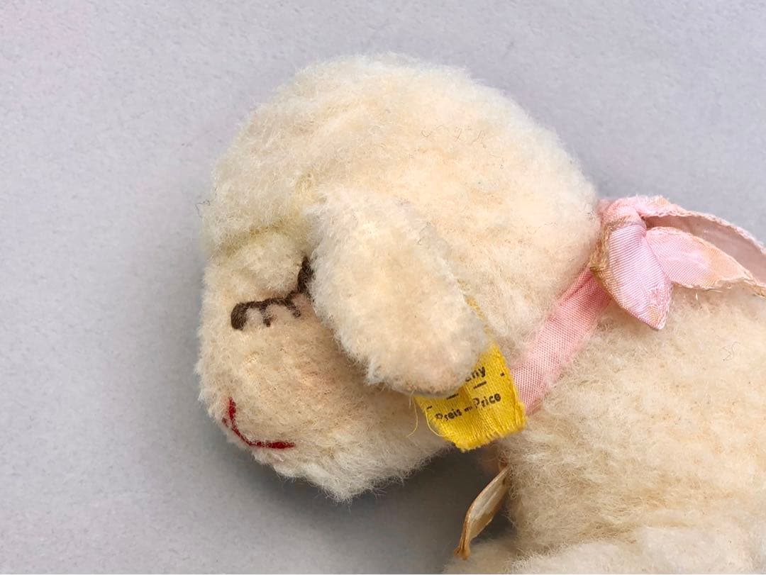 Steiff　ひつじのFloppy Lamby　お眠りひつじ　オールID　ピンク