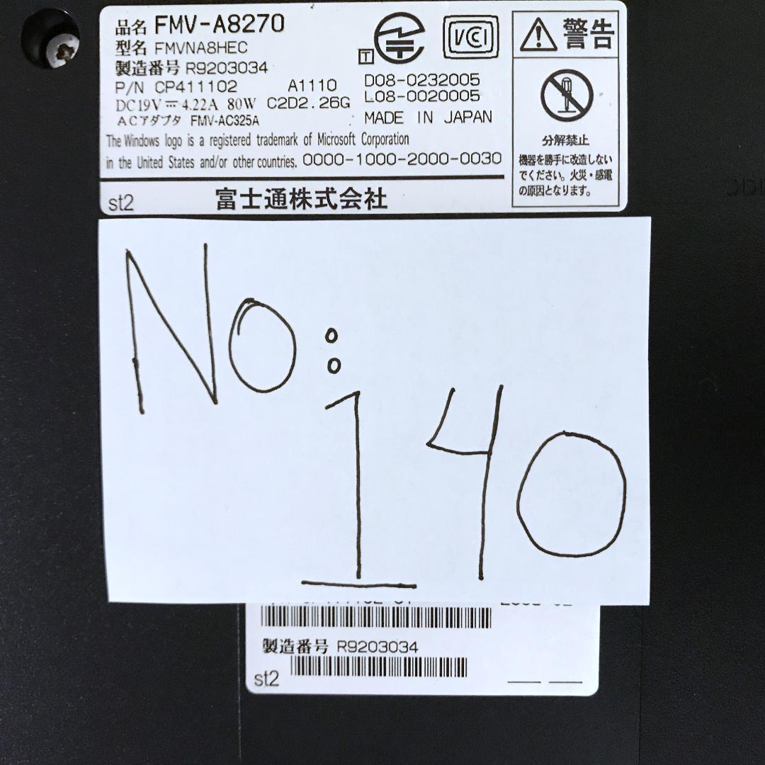 Fujitsu Lifebook ノートPC Office Win11 パソコン
