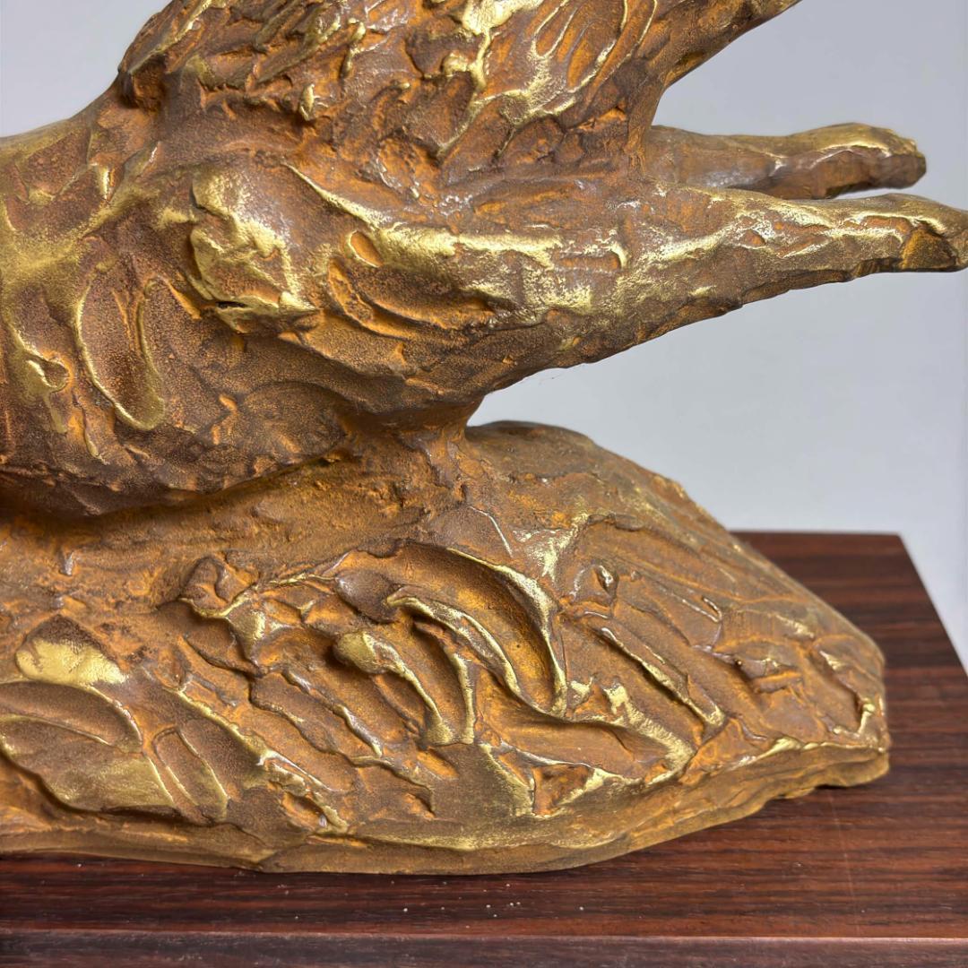 北村西望 猪 銅製 ブロンズ 彫刻 干支 置物 新風百寿 約31cm