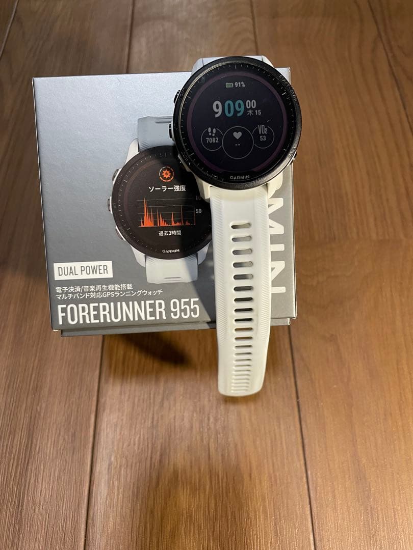 Garmin Forerunner 955 Dual Power ホワイト