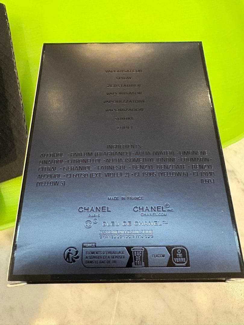 BLEU DE CHANEL パルファム 男性用