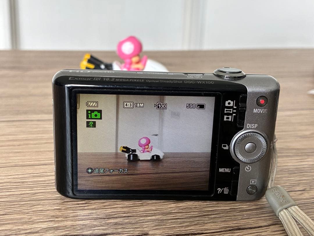 【箱付き】SONY Cyber-shot DSC-WX100 シルバー 18.2