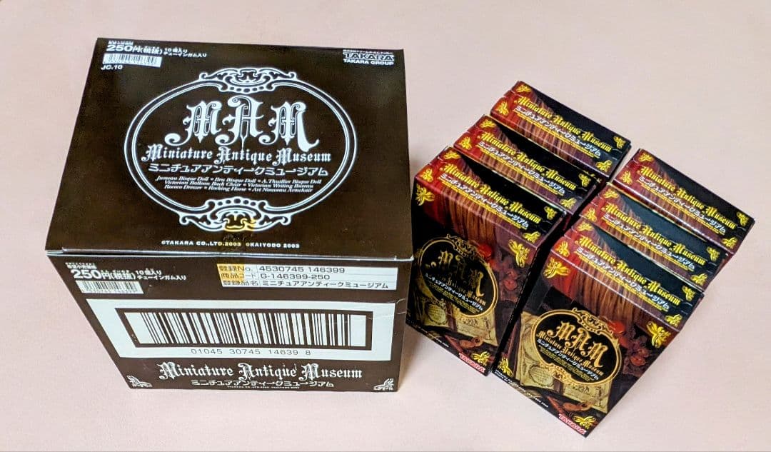 ミニチュアアンティークミュージアム　全16種　海洋堂　フィギュア　タカラ