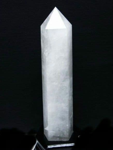 ヒマラヤ水晶　六角柱　タワー　専用台座付き！　天然石　パワーストーン