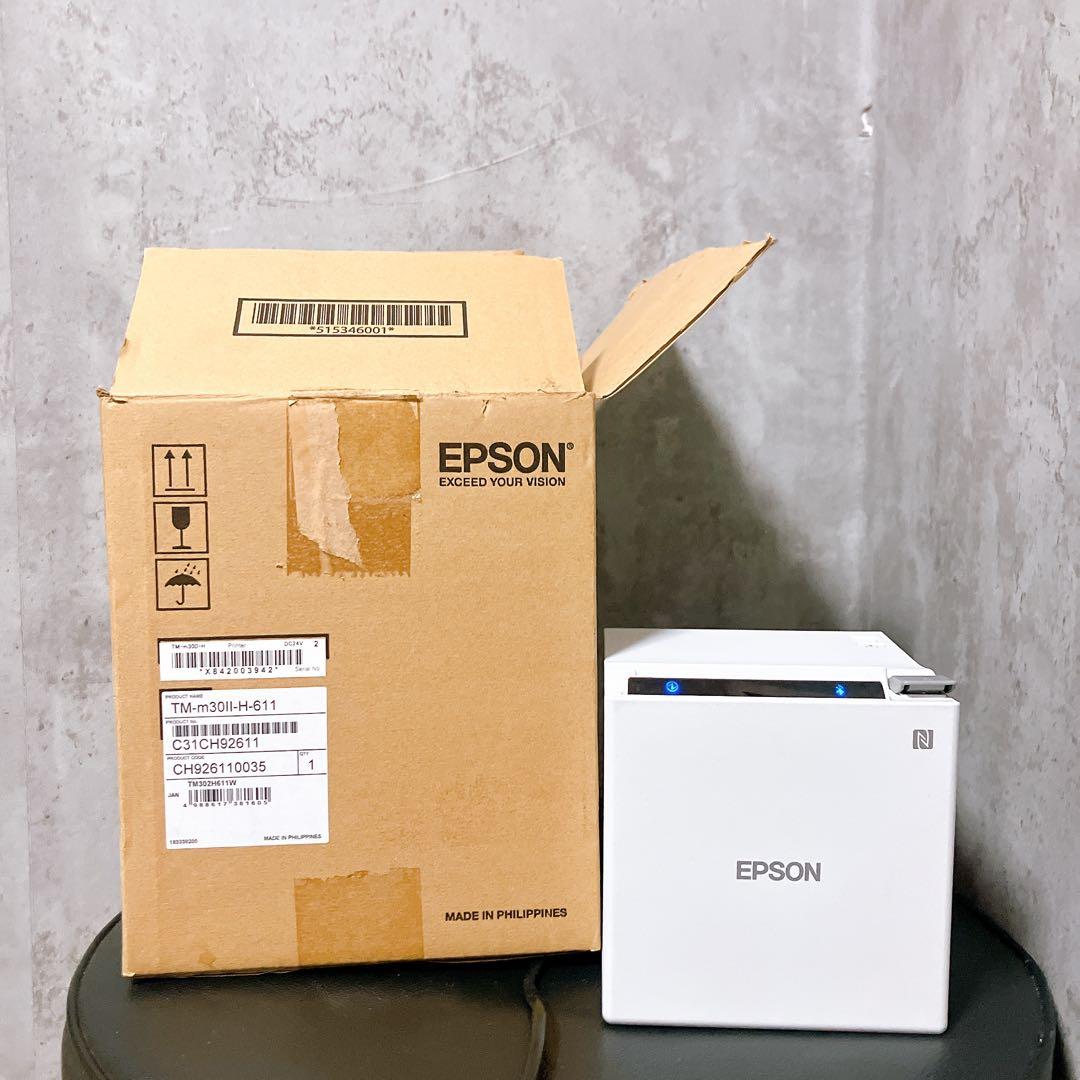 【美品】 エプソン TM-m30II-H TM302H611W M362D